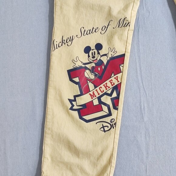 Disney X Tommy Hilfiger chino pants men's size 30/30 Tan Celebrate Mickey Mouse - Picture 11 of 16